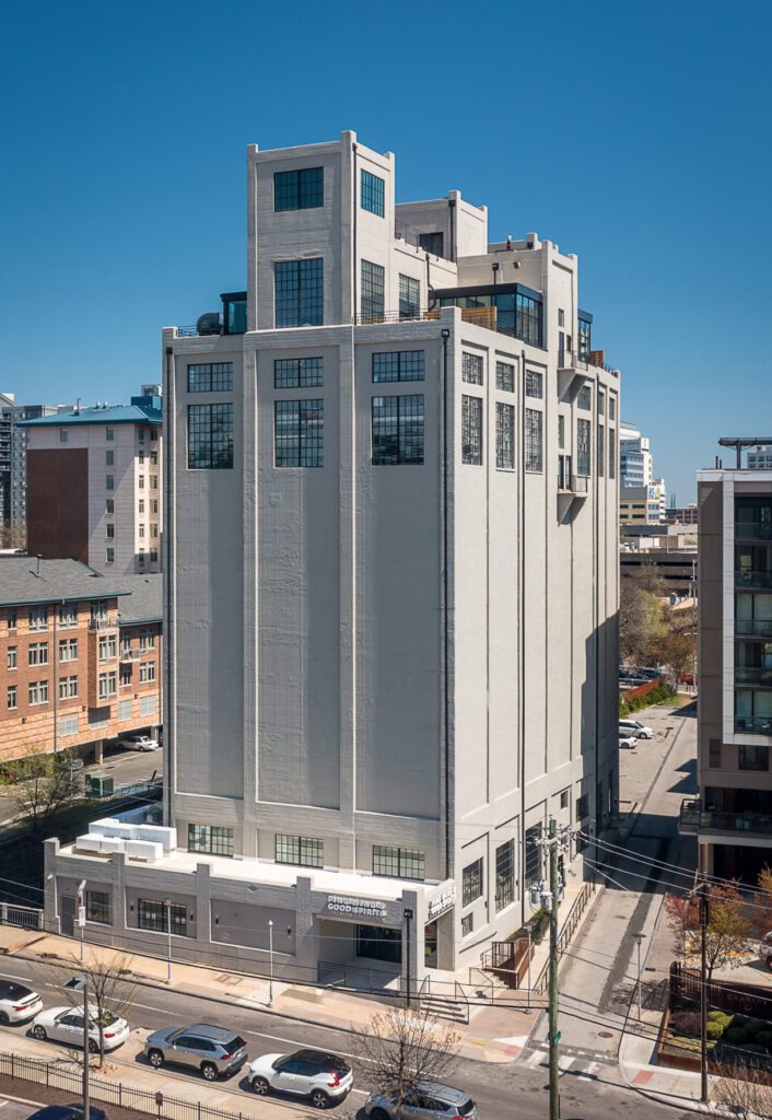 Fine wind and good spirits tall building exterior