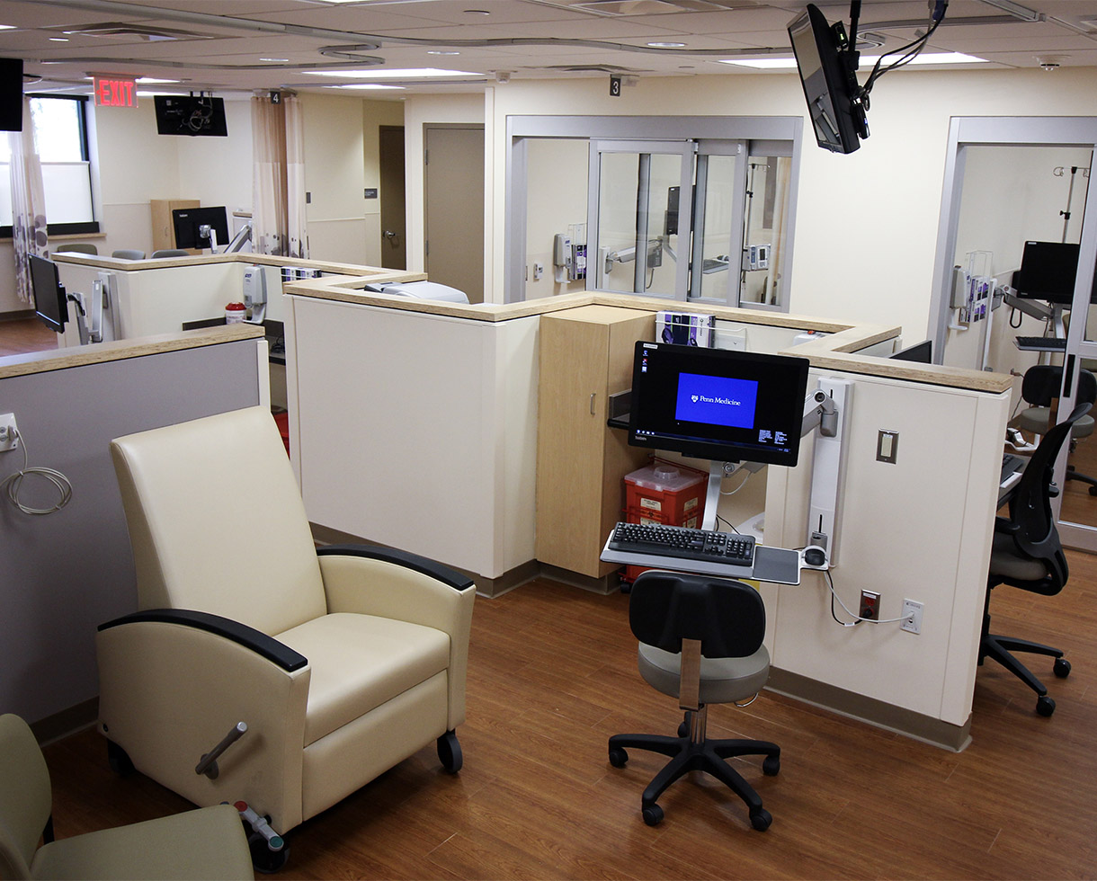 infusion treatment bay